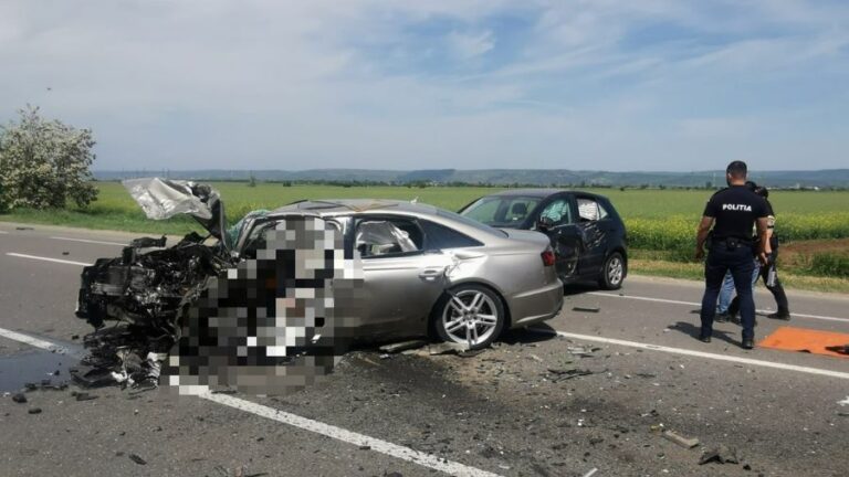 FOTO Accident grav pe E85 numit și Drumul morții Șase persoane au