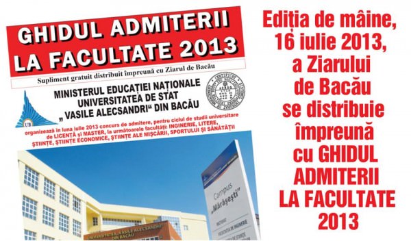 Ghidul admiterii la facultate