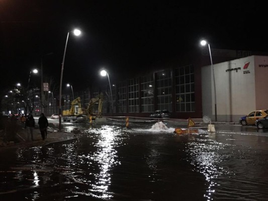 În martie 2016, pe locul în care se face interconectarea, s-au produs inundații