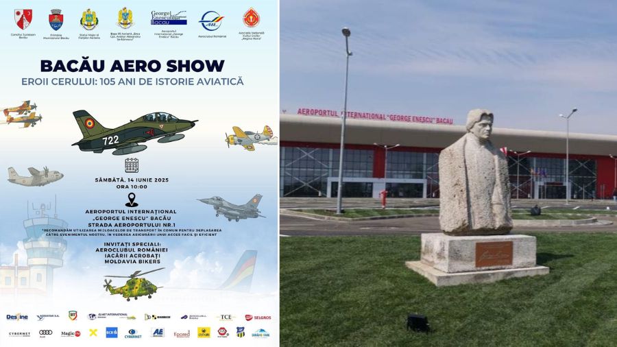 BAC&#258;U AERO SHOW: Prim&#259;ria pune la dispozi&#539;ie transport public p&acirc;n&#259; la aeroport. Vezi orarul autobuzelor!