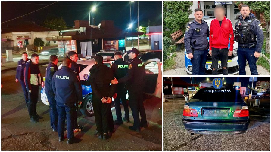 Adolescent de 17 ani din Hemeiuș prins conducând un BMW fără permis și sub influența alcoolului, riscă închisoare între 1 și 5 ani.