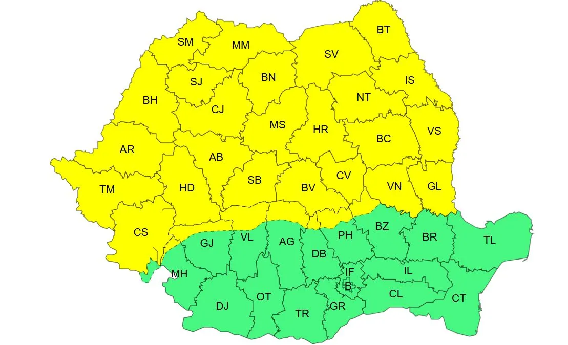 Poza pentru articolul Avertizare meteo de ger, în județul Bacău